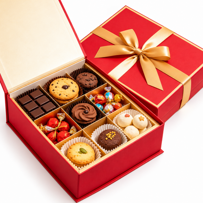Carewellin Assorted Sweets Gift Box – Chocolates, Cookies & Confectionery Gift Set