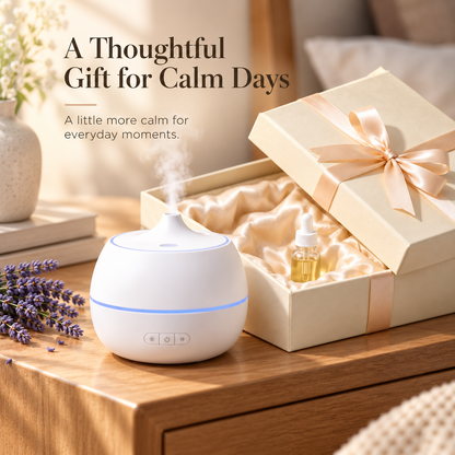 Carewellin Aroma Diffuser Gift Set – Fine Mist & Soft Light Home Gift