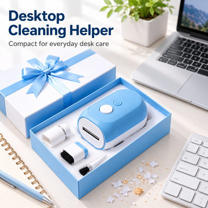 Carewellin Desktop Mini Vacuum Gift Set – Compact Desk Cleaning Kit