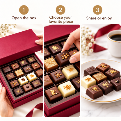 Carewellin Assorted Chocolate Gift Box – Elegant Gift Set for Sharing