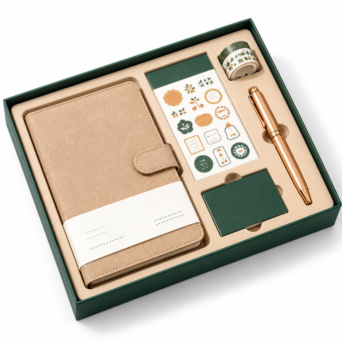 Carewellin Desk Planner Gift Set – Notebook & Decorative Stationery Collection