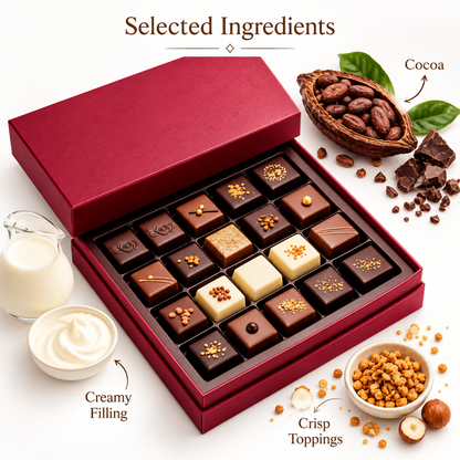 Carewellin Assorted Chocolate Gift Box – Elegant Gift Set for Sharing
