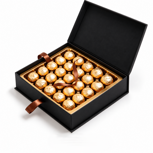 Carewellin Hazelnut Chocolate Gift Box – Individually Wrapped Gift Set for Sharing