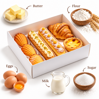 Carewellin Assorted Pastry Gift Box – A Thoughtful Treat for Gifting & Sharing
