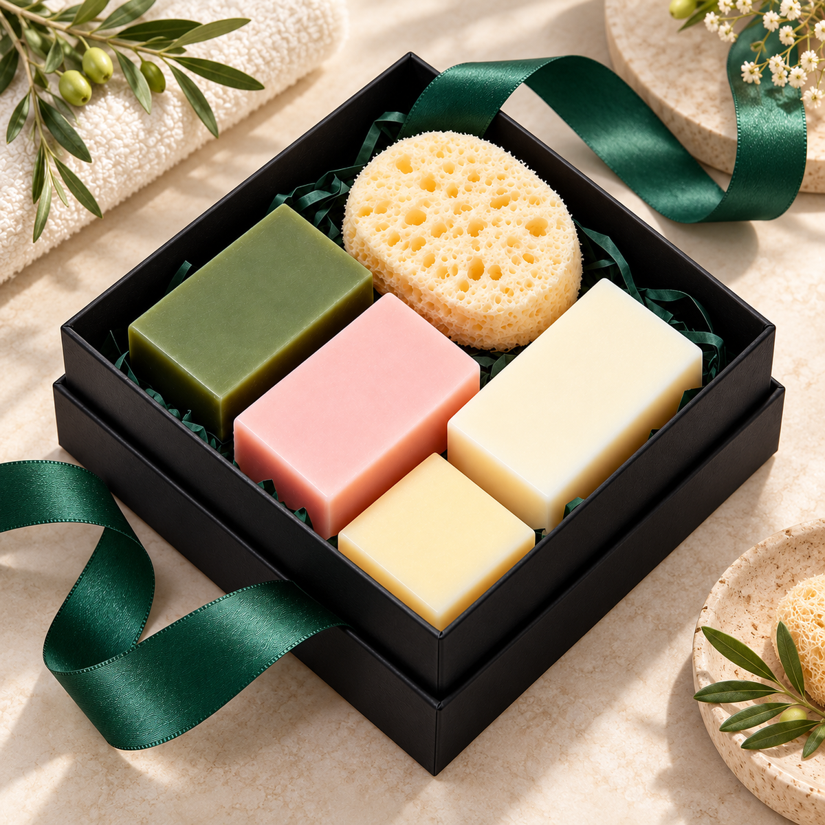 Carewellin Soap & Bath Sponge Gift Set