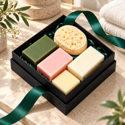 Carewellin Soap & Bath Sponge Gift Set