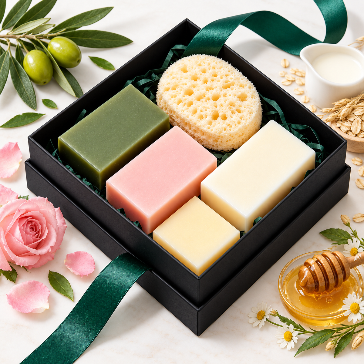 Carewellin Soap & Bath Sponge Gift Set