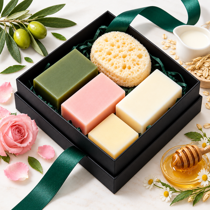 Carewellin Soap & Bath Sponge Gift Set