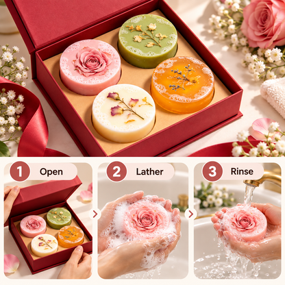 Carewellin Floral Soap Gift Set