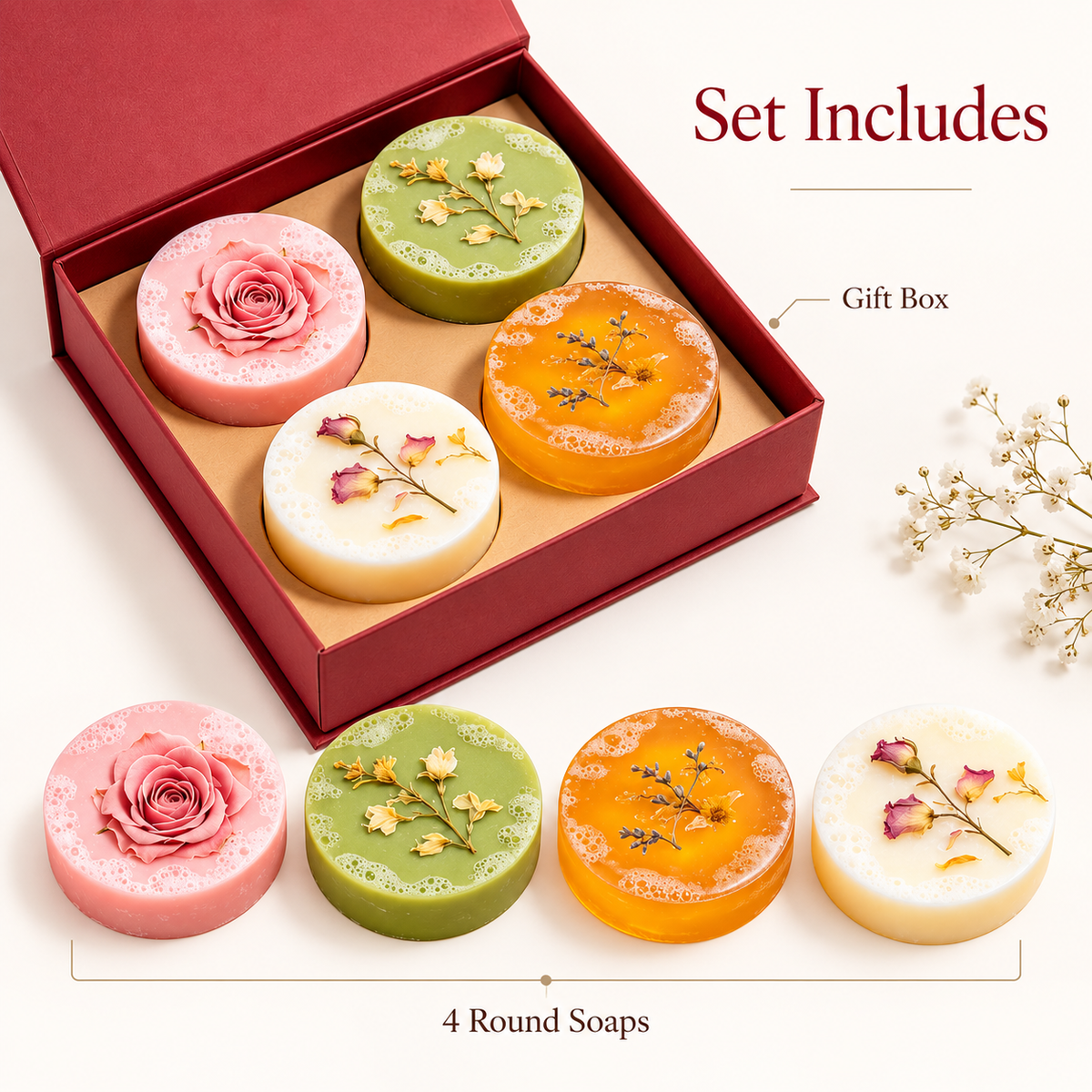 Carewellin Floral Soap Gift Set