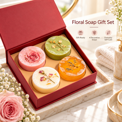 Carewellin Floral Soap Gift Set